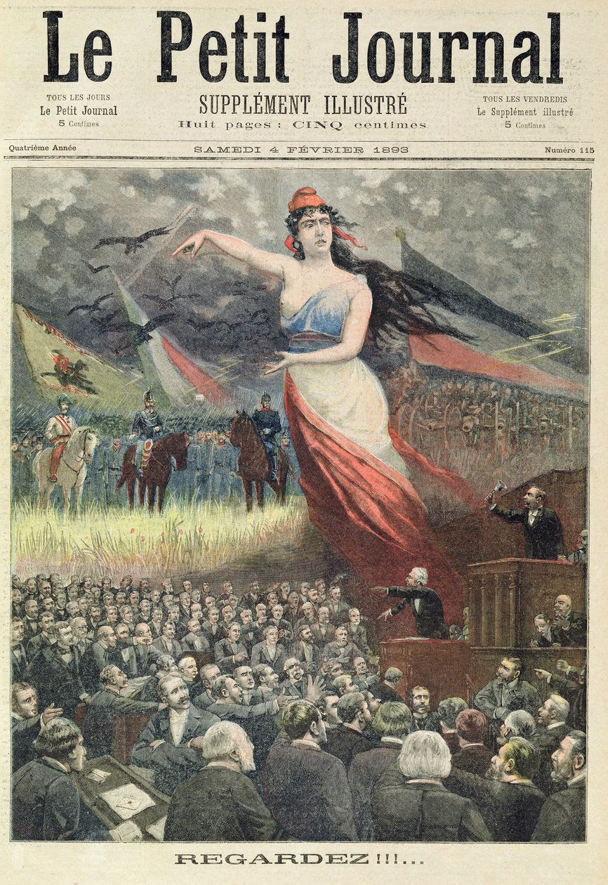 Mentre il parlamento è in subbuglio, i nemici della Francia si preparano, dalla prima pagina del supplemento illustrato di 