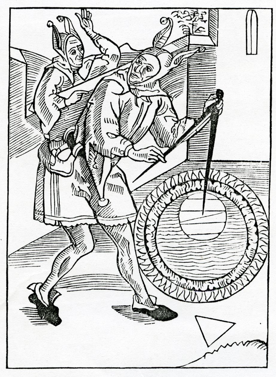 Della descrizione e inquisizione sciocca di diversi paesi e regioni, illustrazione dalla traduzione inglese di Alexander Barclay di 