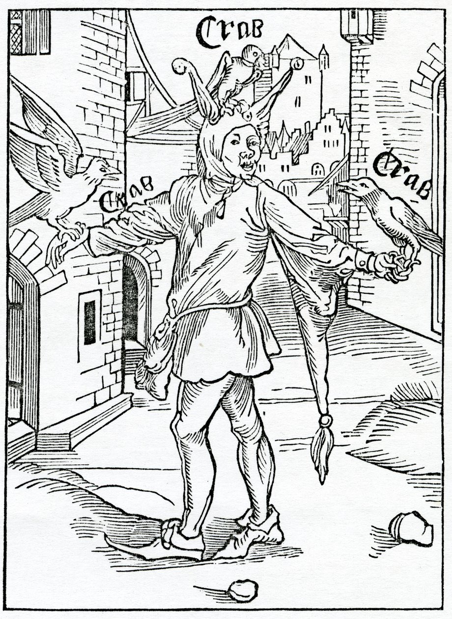 Di quelli che rimandano di giorno in giorno a migliorarsi, illustrazione dalla traduzione inglese di Alexander Barclay di 