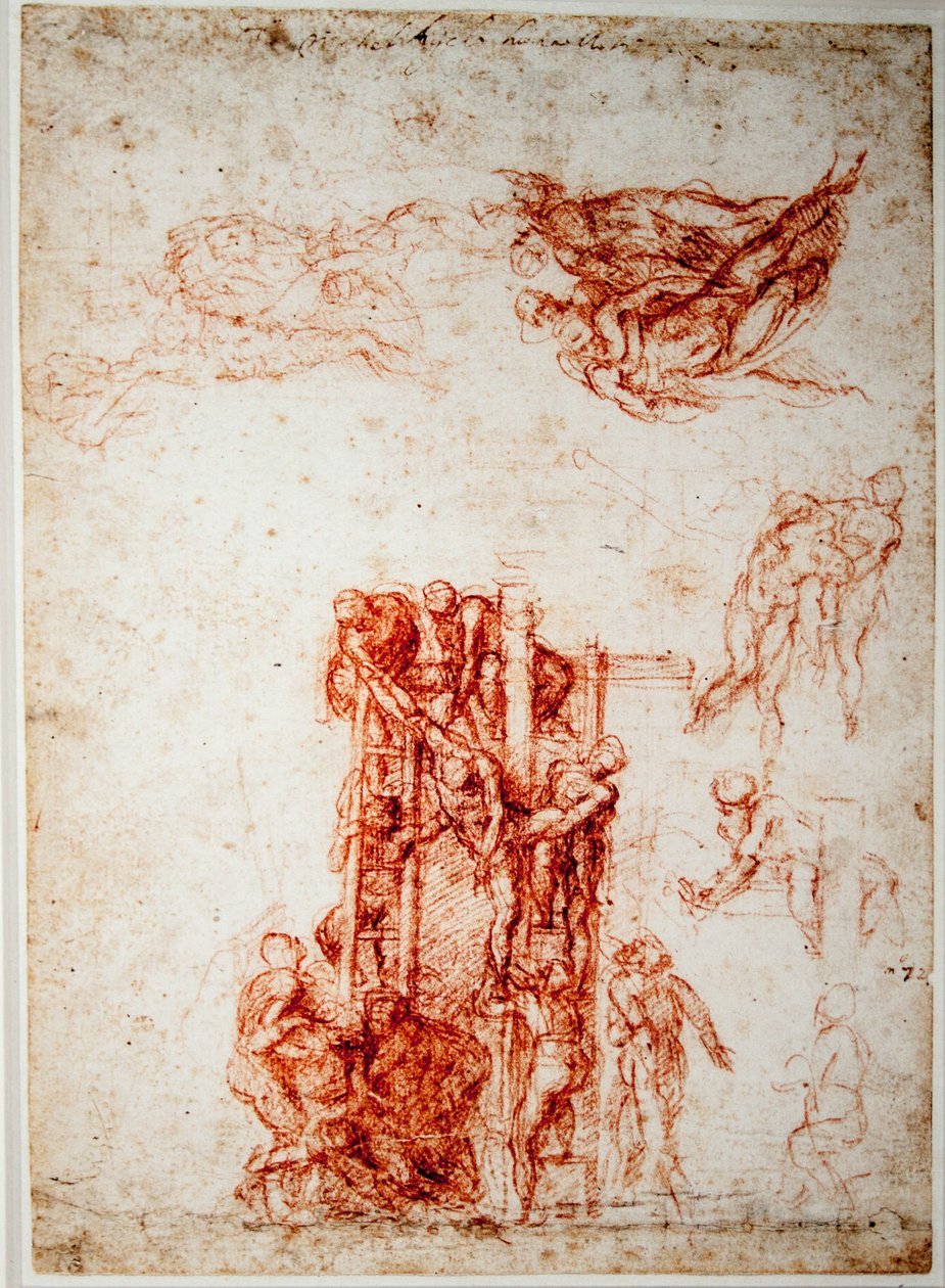 Studi per una deposizione dalla croce da Michelangelo Buonarroti