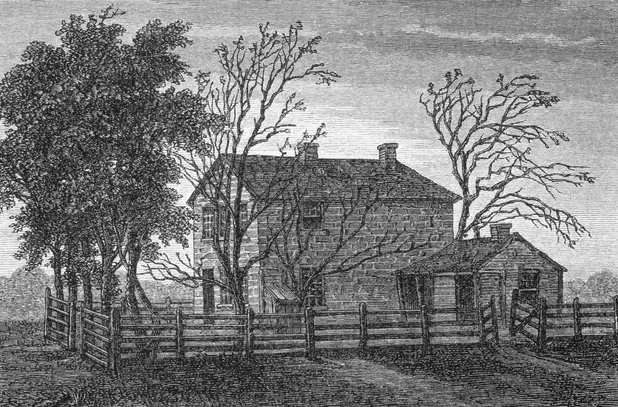 La prigione di Carthage, Illinois, dove il profeta mormone Joseph Smith e suo fratello Hyrum furono imprigionati e uccisi nel 1844, da 