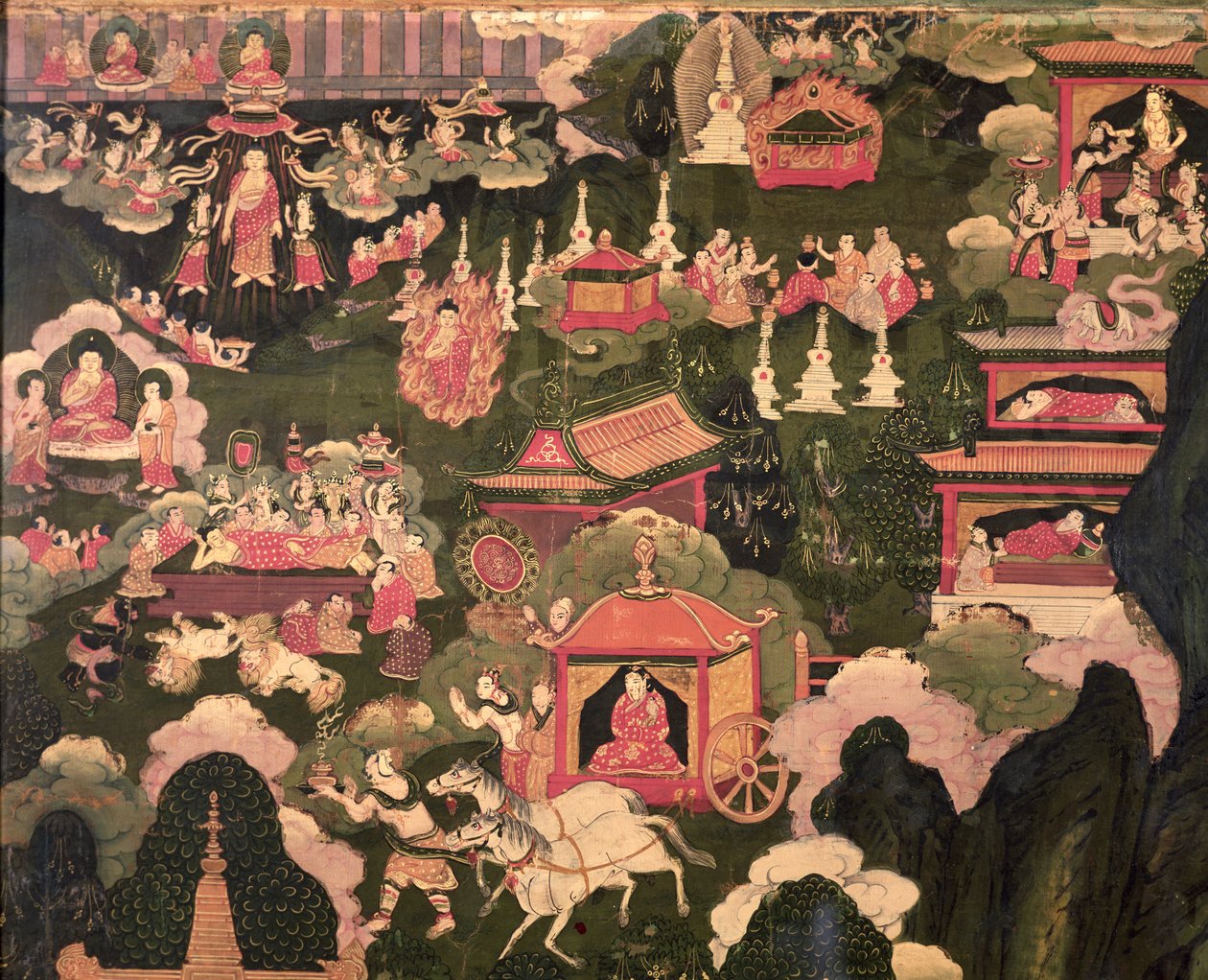 Parinirvana e la morte del Buddha, da 