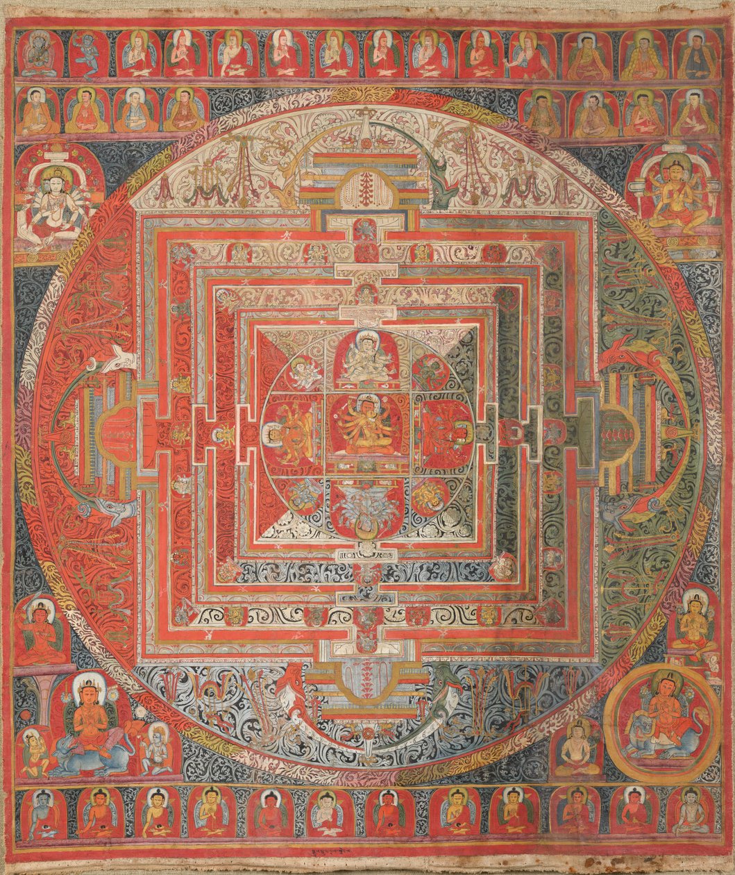 Manjuvajramandala con 43 divinità da Unknown