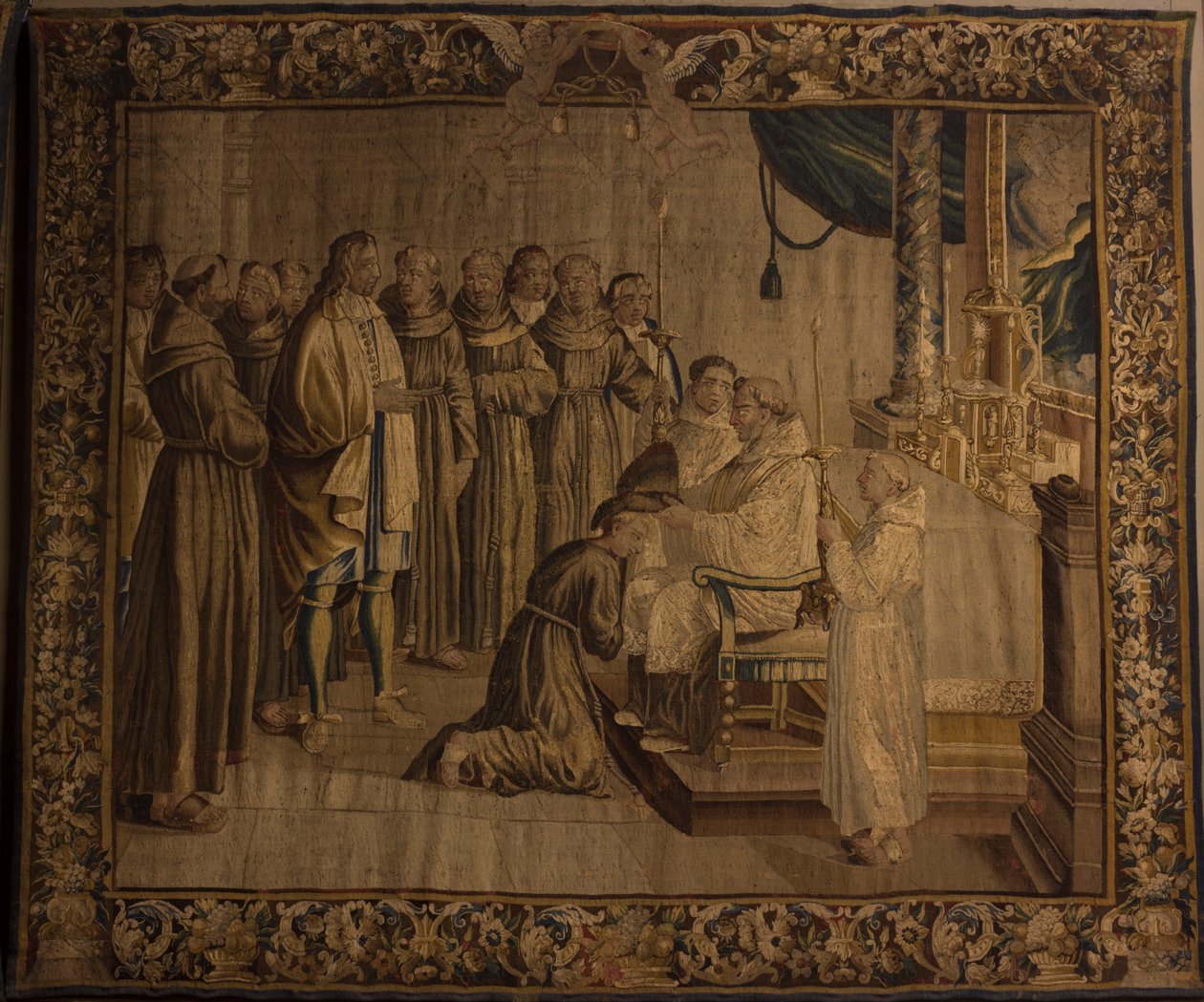 San Bonaventura che fa professione da Unknown