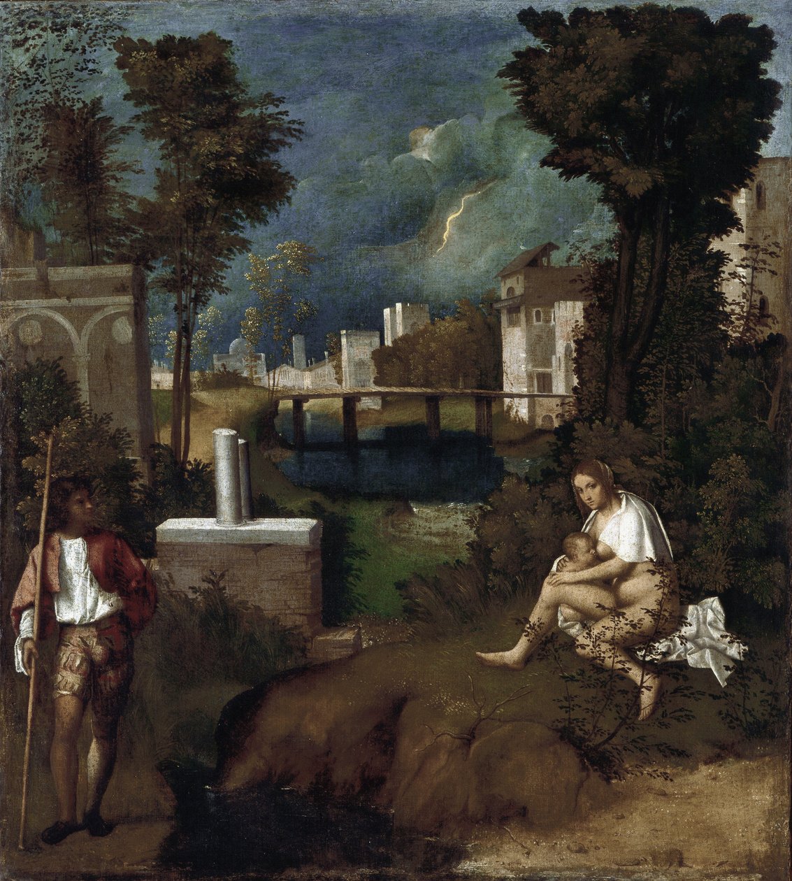 La tempesta (dettaglio) da Giorgione