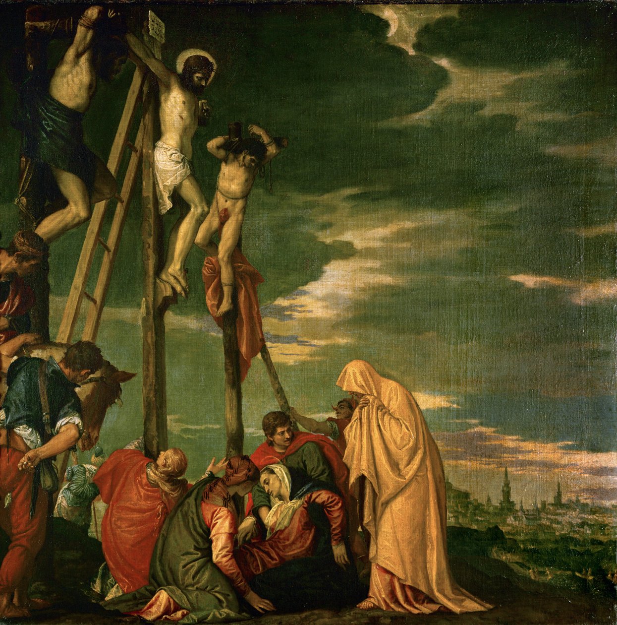 Cristo sul Monte Calvario ... da (1528-88) Veronese