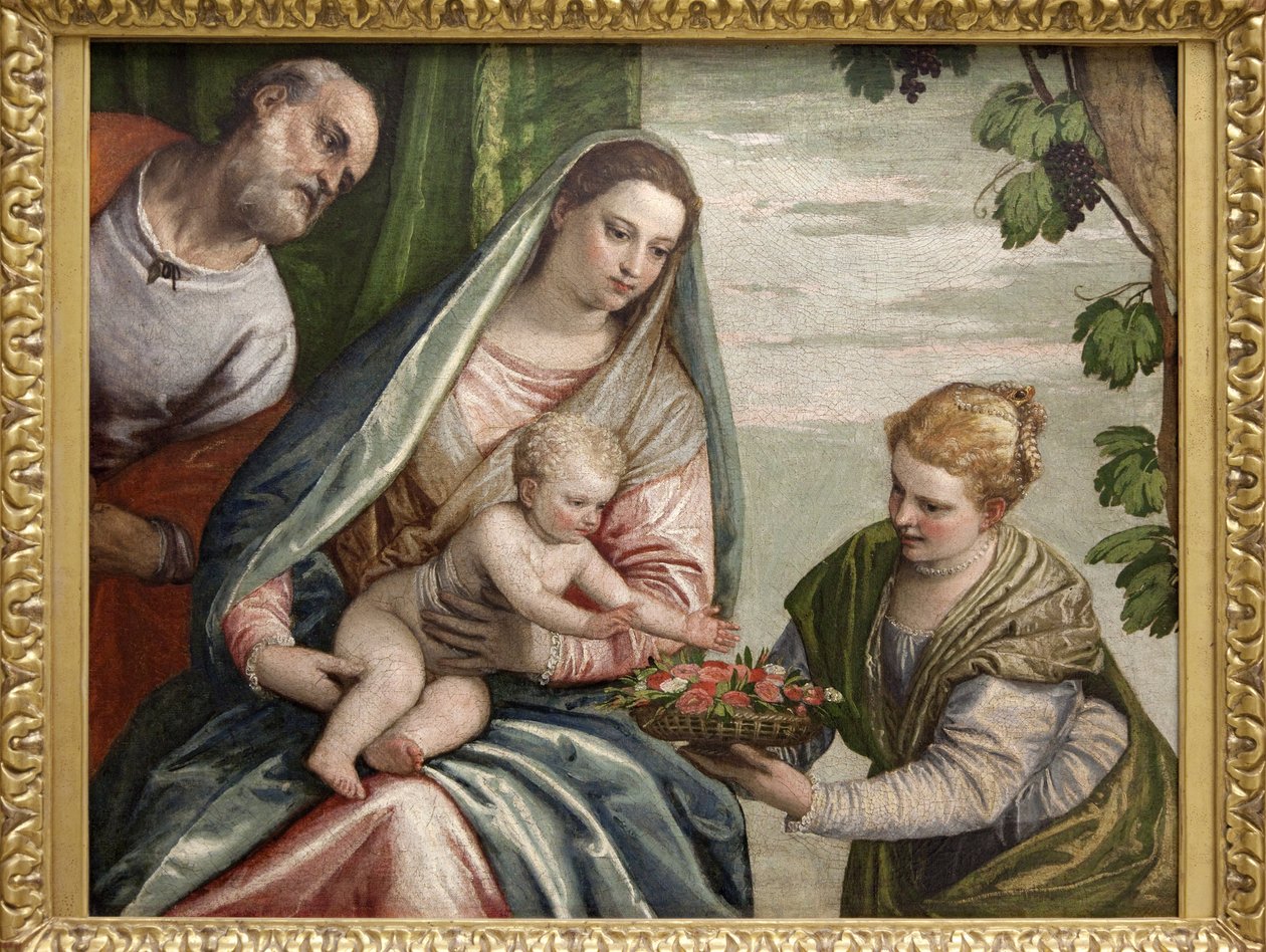 Sacra Famiglia con Santa Dorotea da Veronese