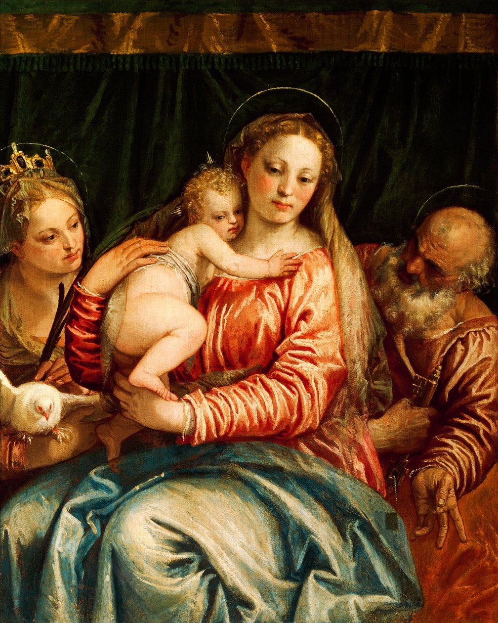 Madonna col Bambino, santo e San Pietro da (1528 88) Veronese