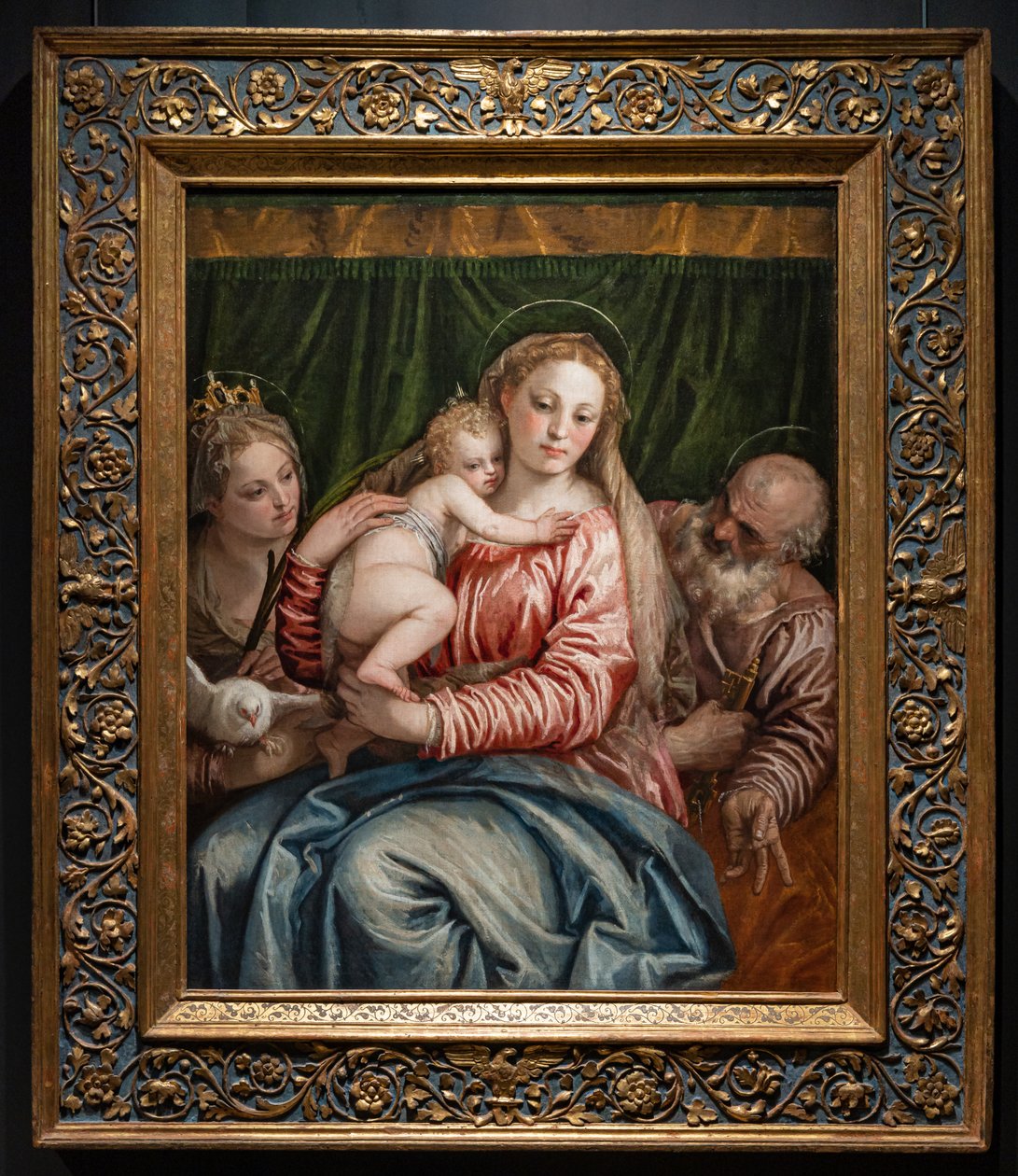 Madonna e Gesù bambino tra Santa Caterina d