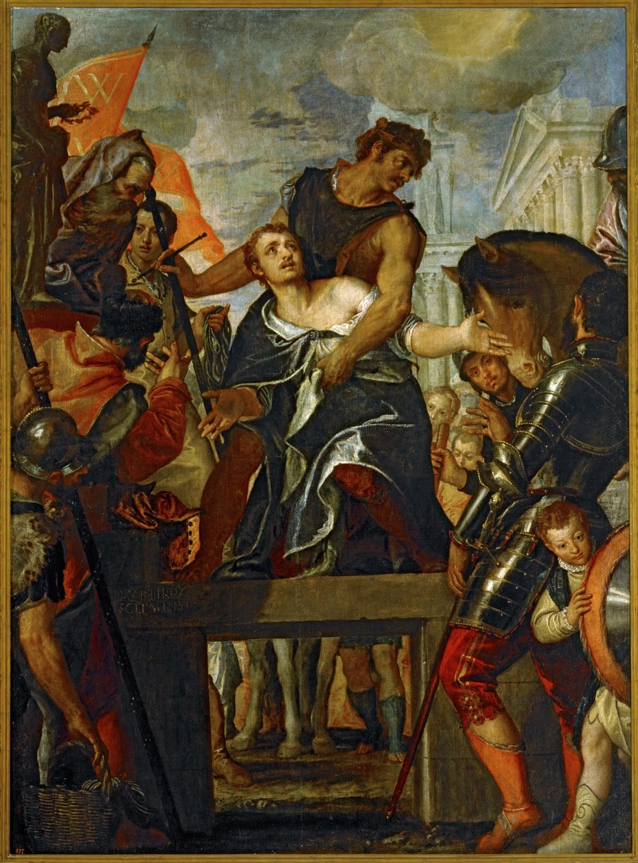 Il martirio di San Menas ... (dipinto su tela) da (1528 88) Veronese