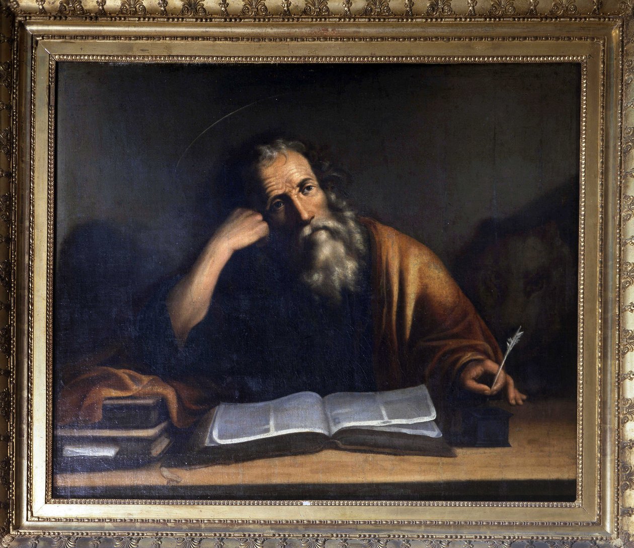 San Marco che scrive il Vangelo - attribuito a Veronese, Chiesa di La Turbie da Veronese