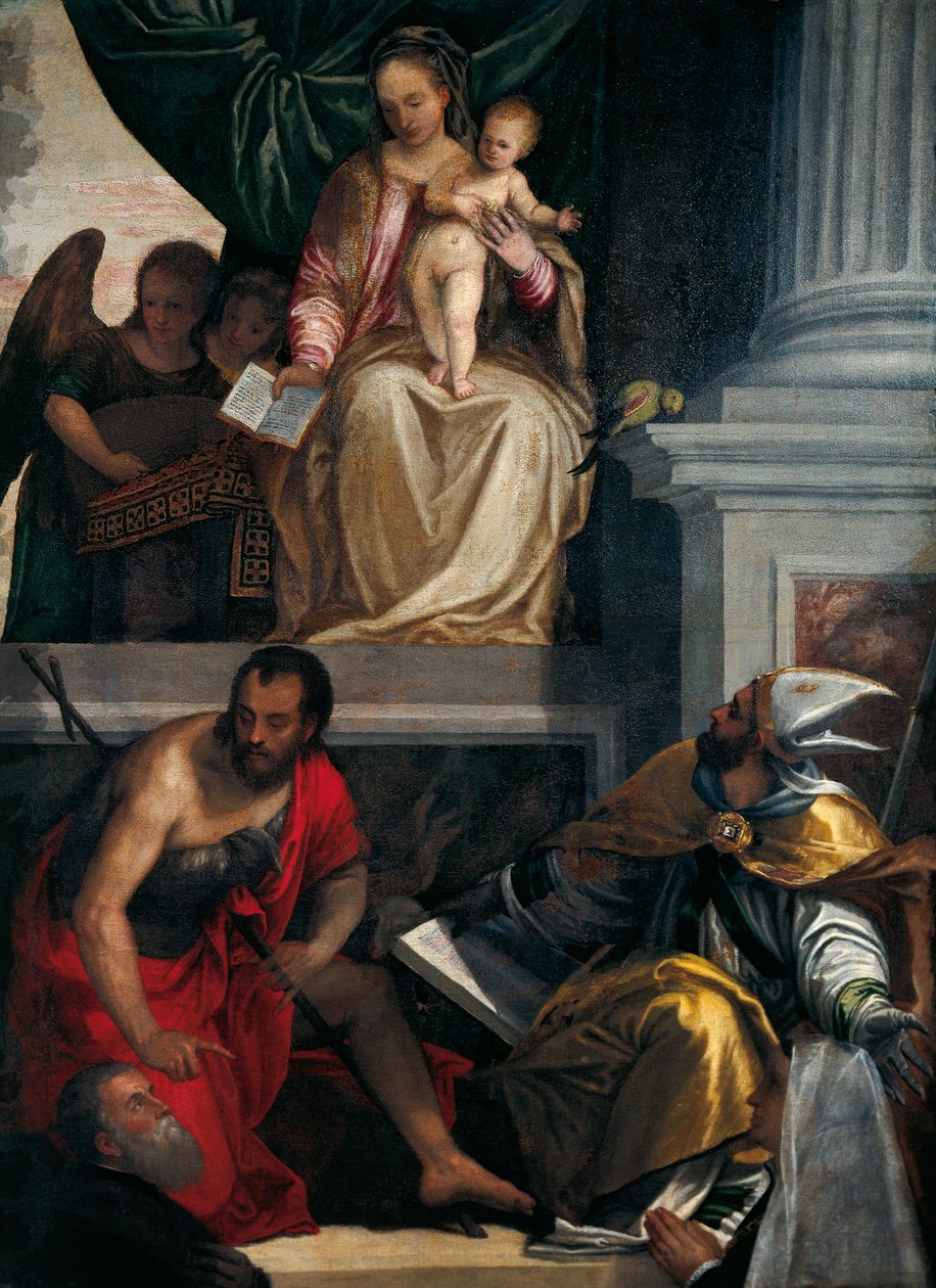 Madonna e Santi con Donatori Bevilacqua Lazise da (1528 88) Veronese