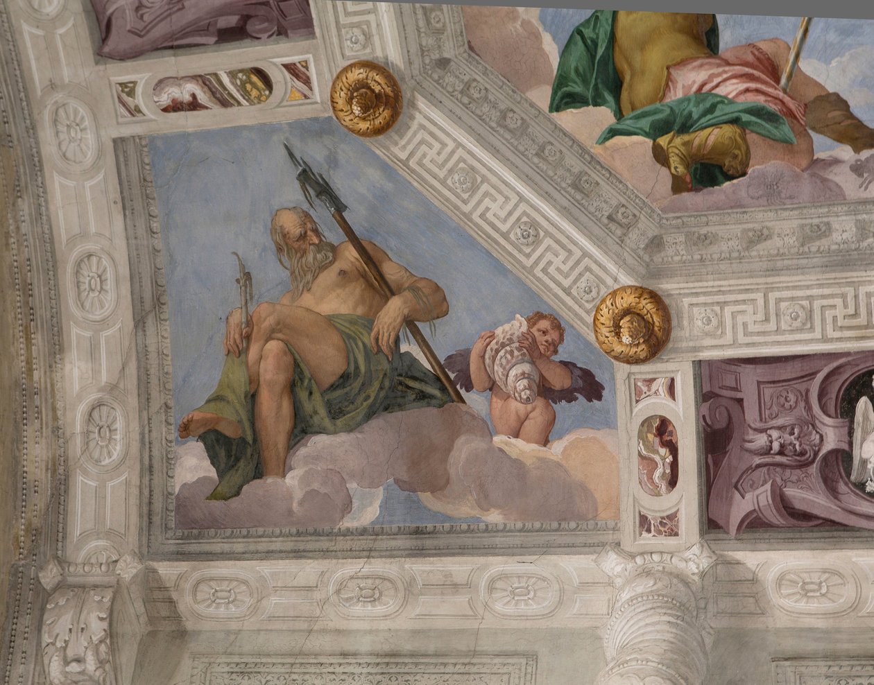 Paolo Caliari detto Veronese, affresco, Villa Barbaro, Maser, Italia da Veronese