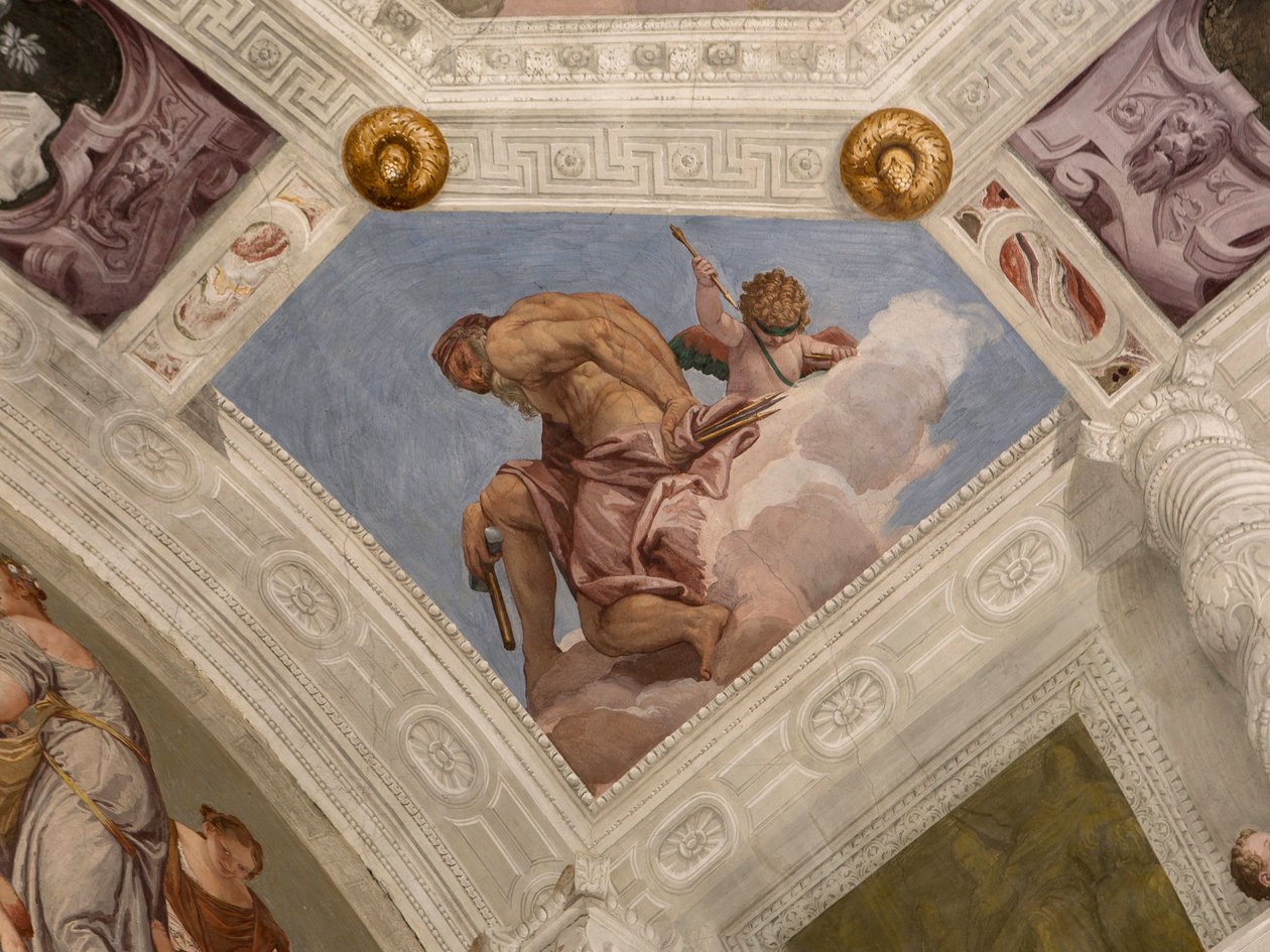 Paolo Caliari detto Veronese, affresco, Villa Barbaro, Maser, Italia da Veronese