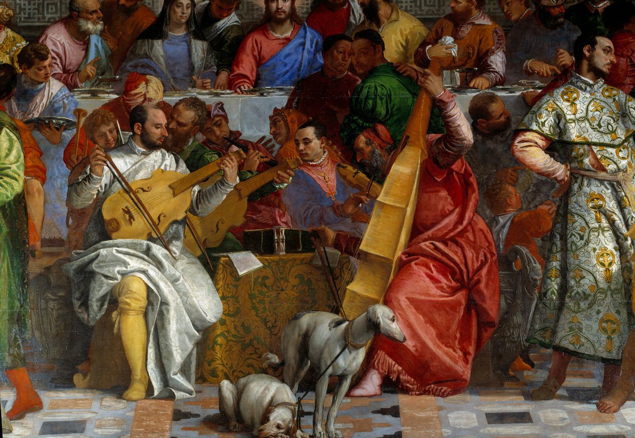 Le nozze di Cana (dettaglio) da Veronese