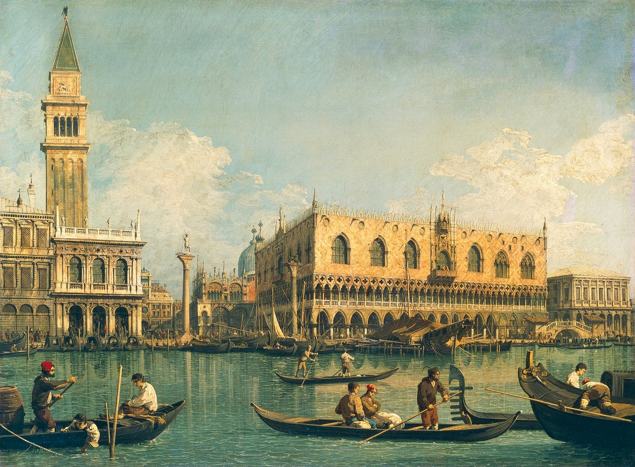 Il Molo dal Bacino di San Marco nel giorno dell