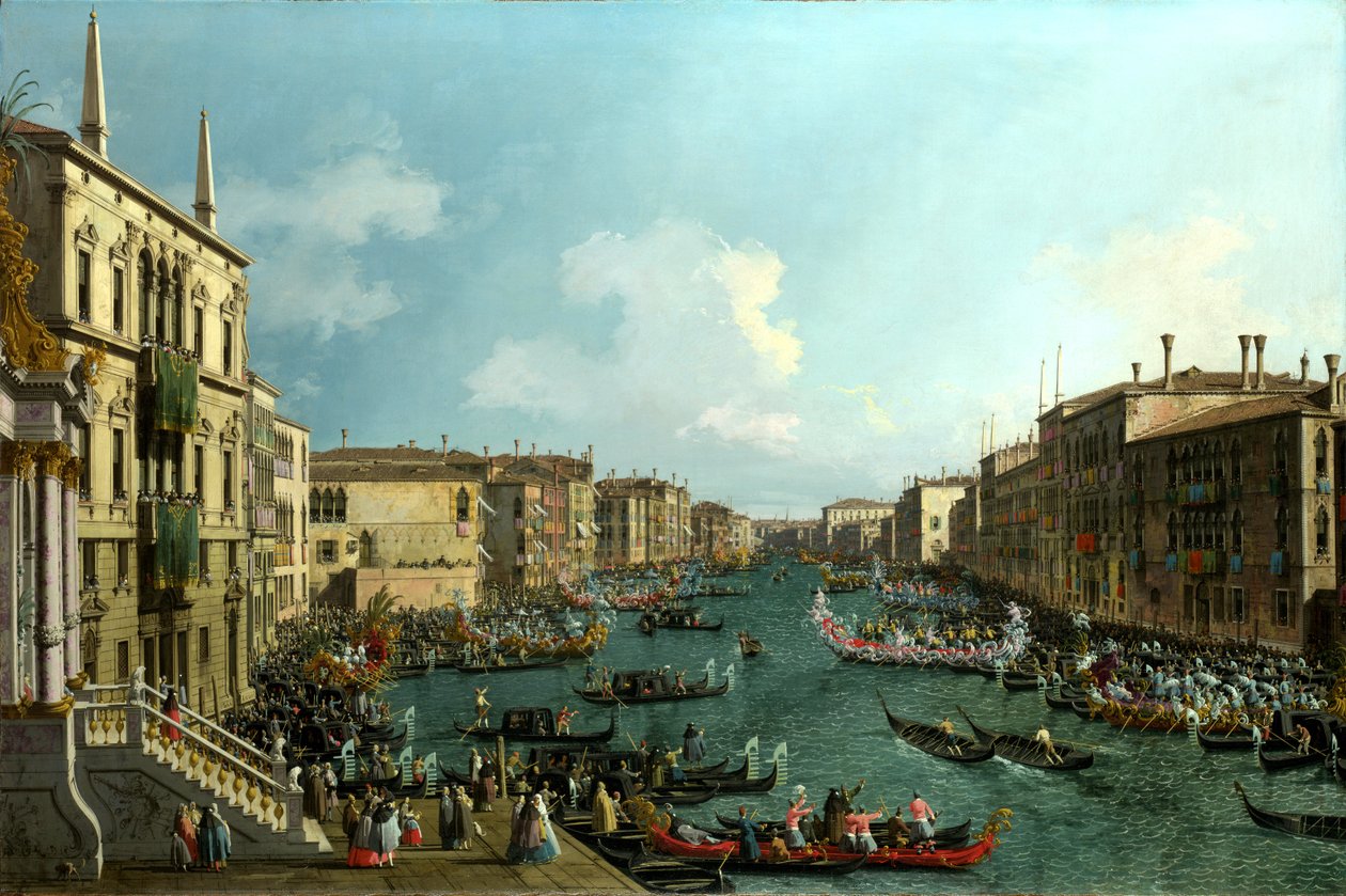 Una regata sul Canal Grande da (1697 1768) Canaletto