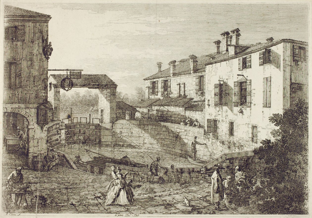 Le Porte de Dolo da Canaletto