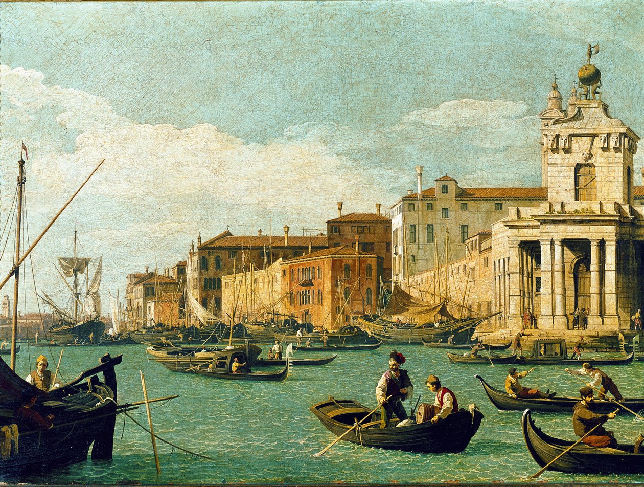 Punta della Dogana e Canale della Giudecca, Venezia da Canaletto