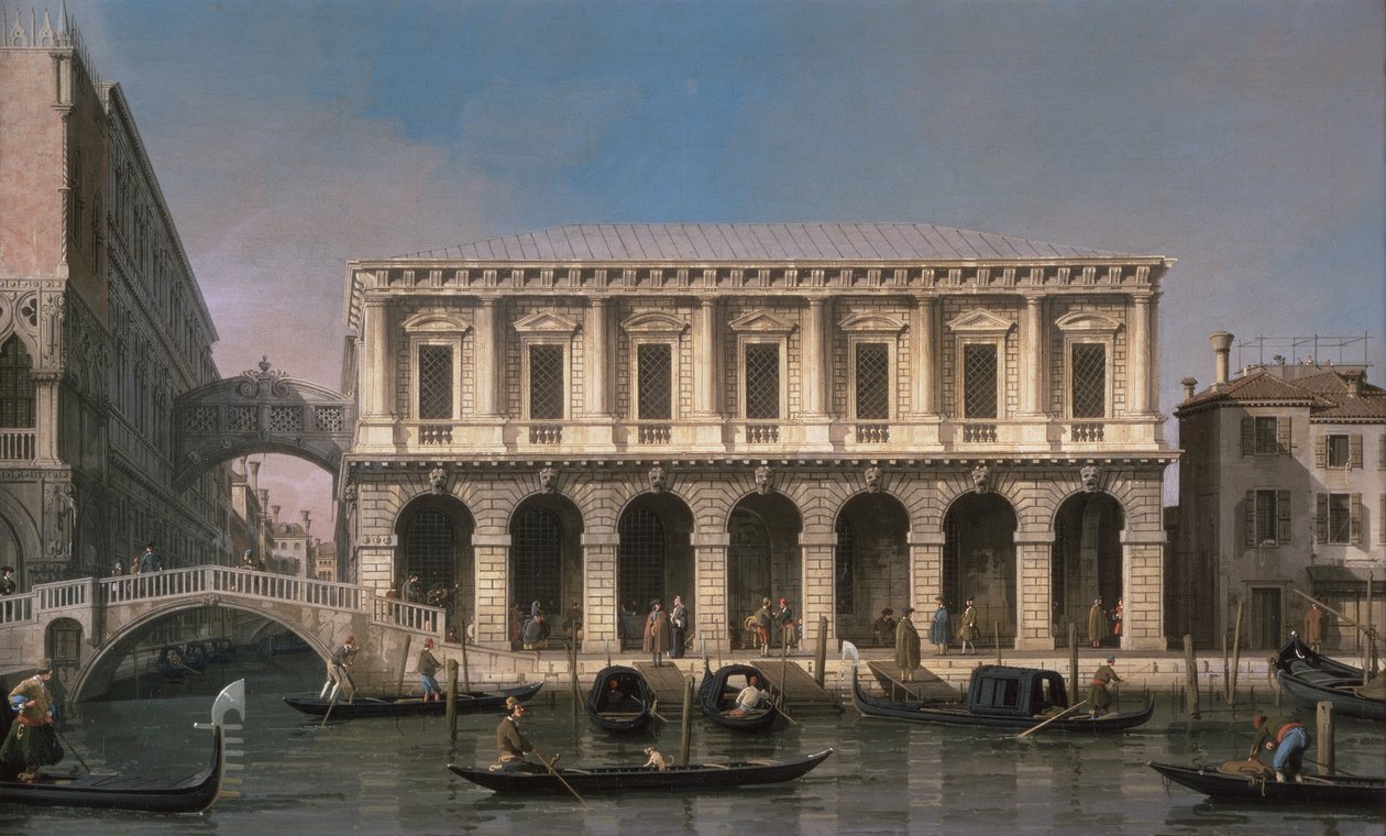 Il Ponte dei Sospiri da Canaletto