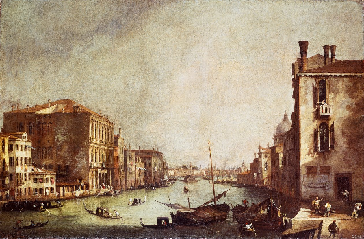 Veduta del Canal Grande da San Vio da Canaletto