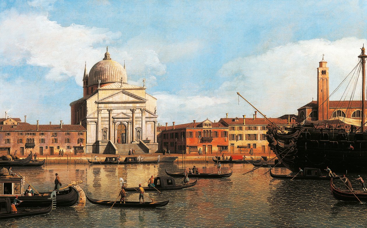 Veduta della Chiesa del Redentore e di San Giacomo, Venezia da Canaletto