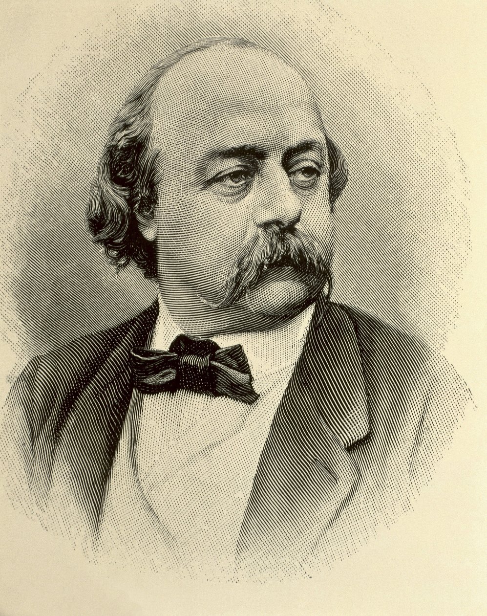 FLAUBERT, Gustave (1821-1880). Scrittore inglese. Incisione da (1820 1910) (after) Nadar