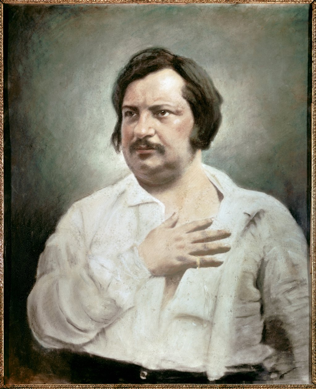 Ritratto di Honoré de Balzac da Nadar