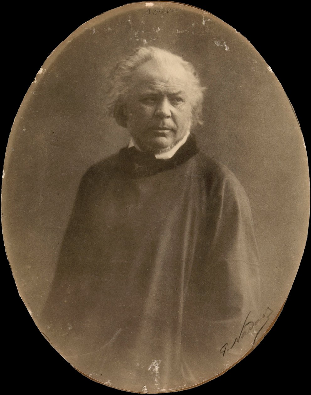 Ritratto del pittore Honoré Daumier da Nadar
