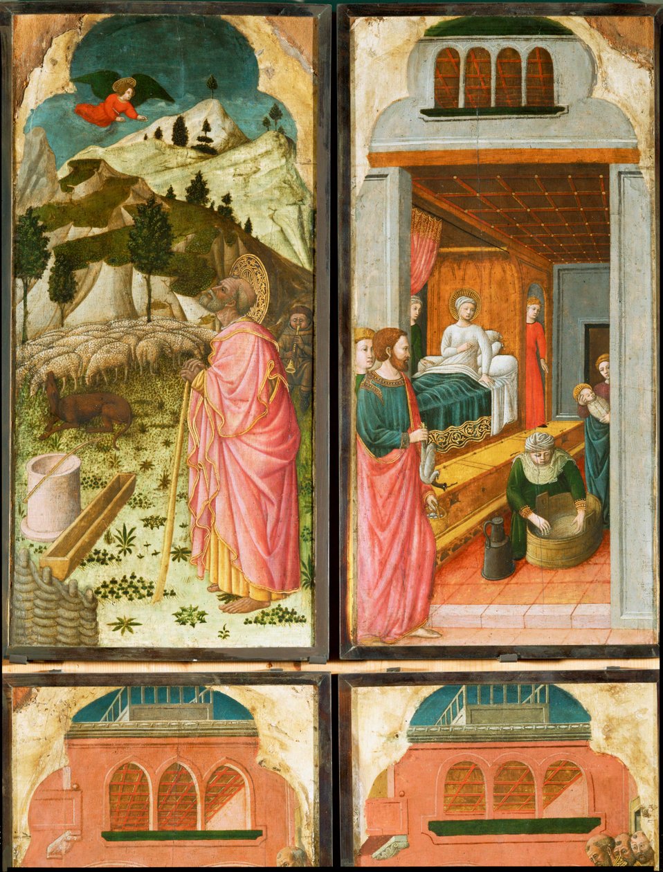 12 scene della vita della Vergine ... da (active c.1463-c.1490) Master of Wilten