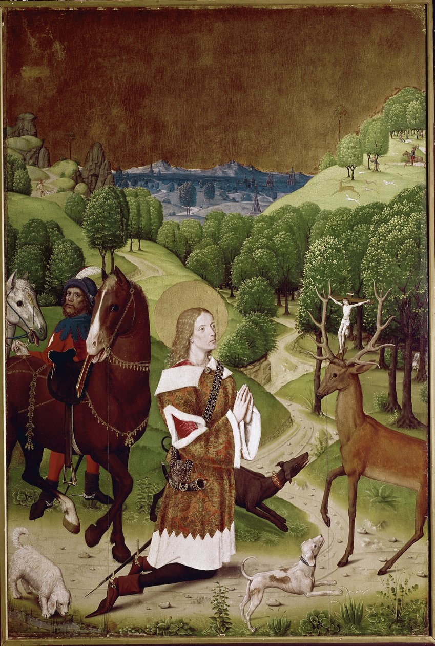 Conversione di San Uberto da (active c.1463 c.1490) Master of Wilten
