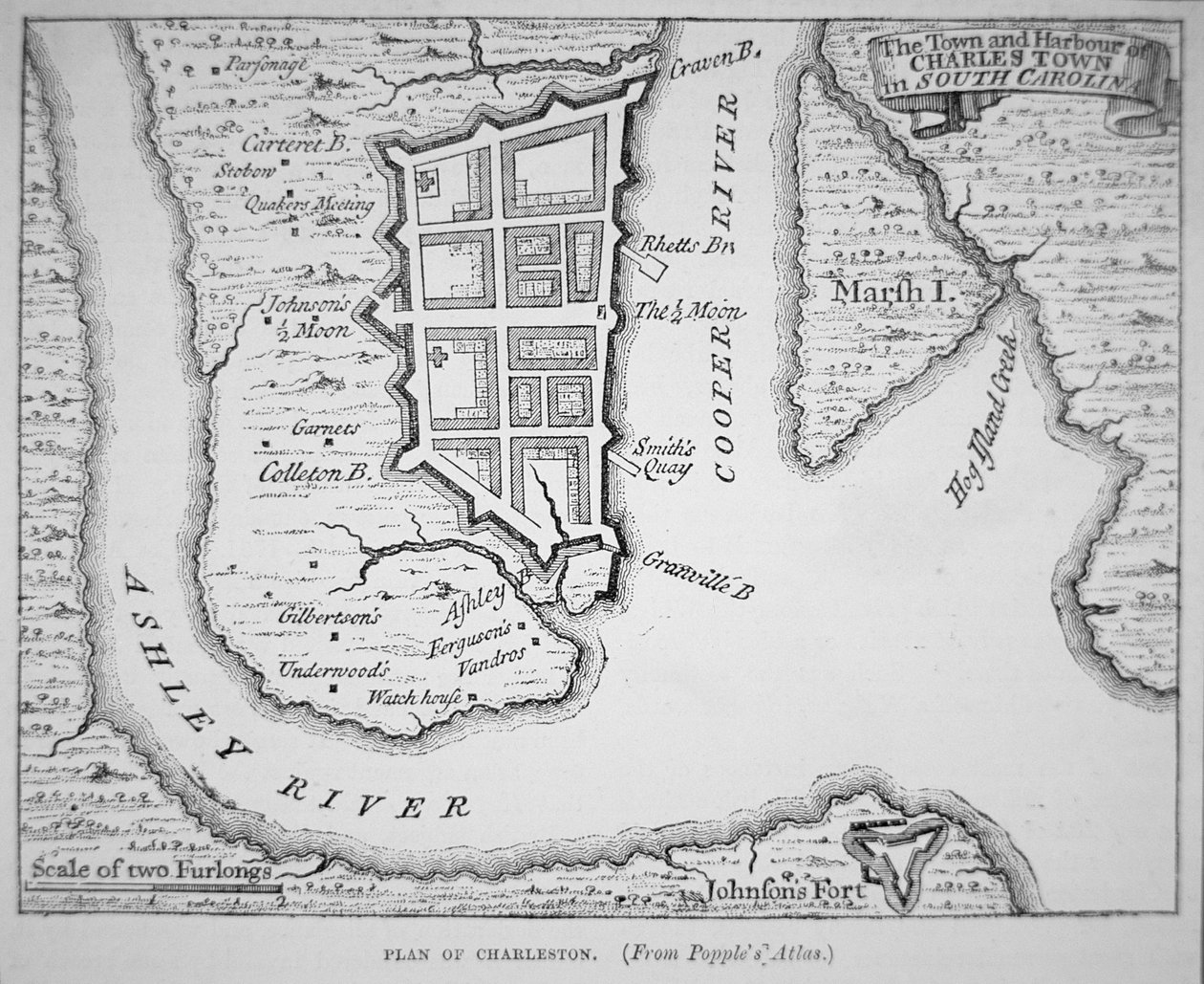 Nuova Francia: Il corso del fiume San Lorenzo fino a Quebec da (after) English School