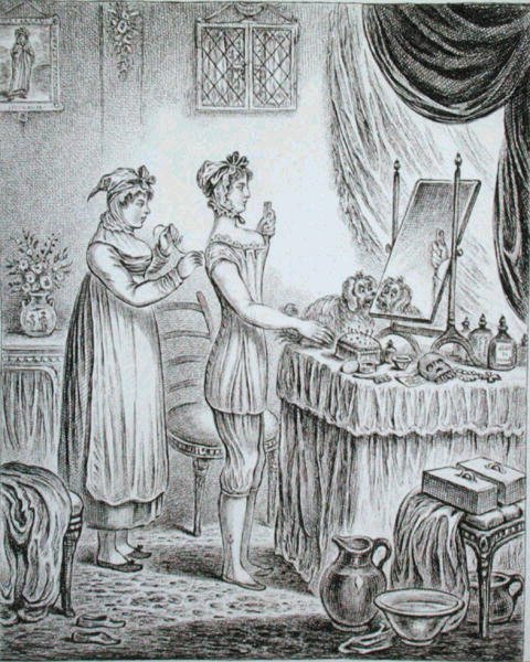 Progresso della toilette: il corsetto da (after) English School