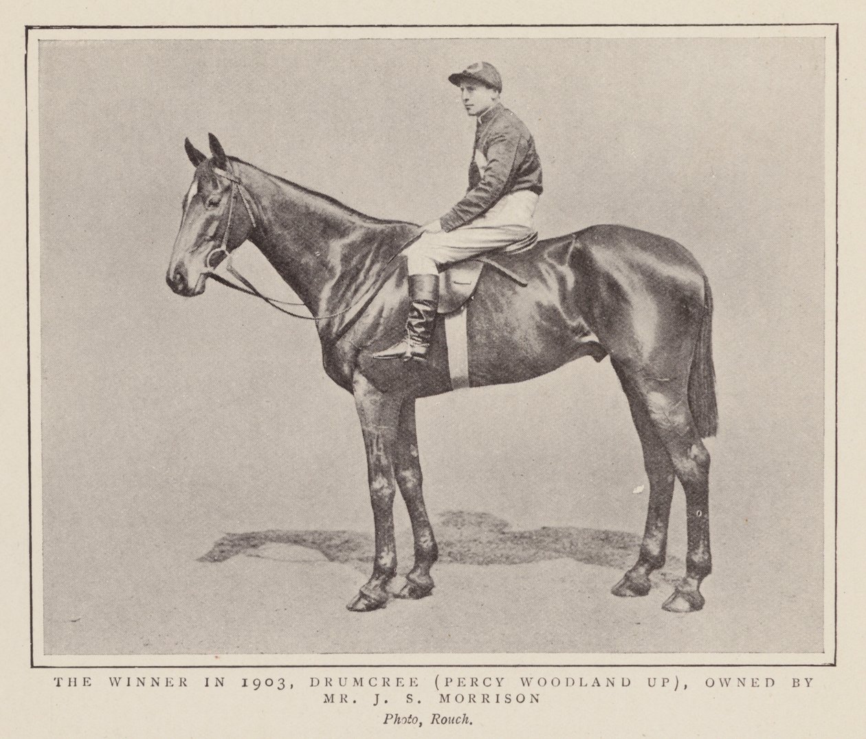 Drumcree, vincitore del Grand National del 1903 da (after) English photographer