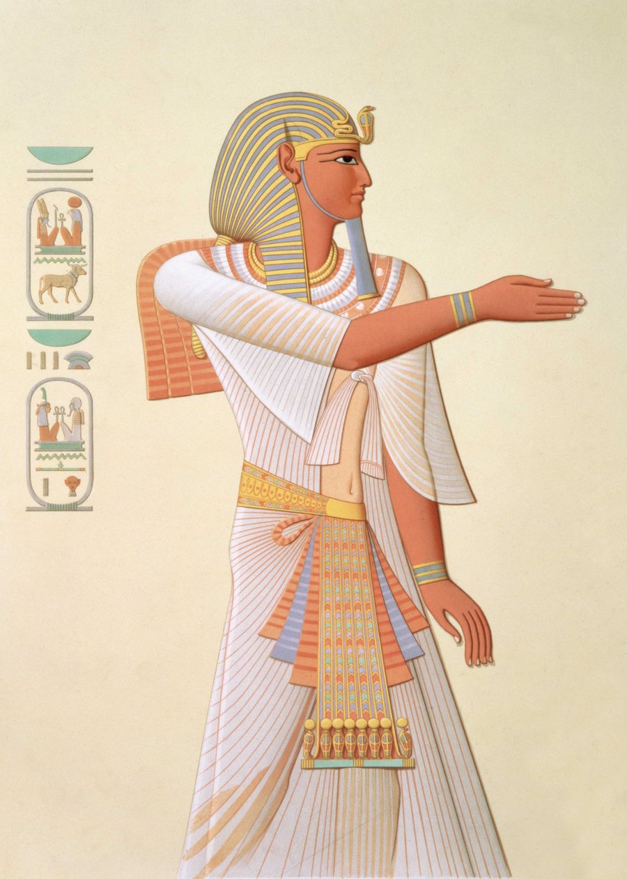 Ritratto del Faraone Mienptah-Hotephimat da (after) French School