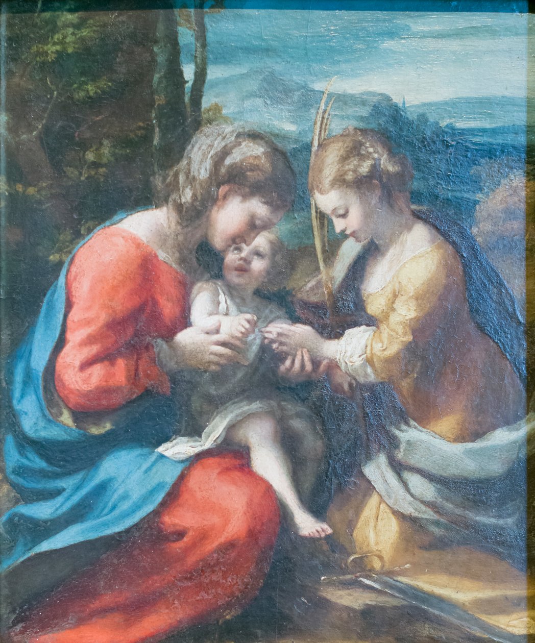 Matrimonio mistico di Santa Caterina da (c.1489 1534) Correggio