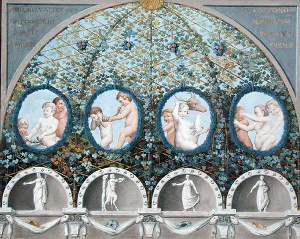 Progetto per un affresco sul soffitto, pubblicato c.1780 da (c.1489 1534) (after) Correggio