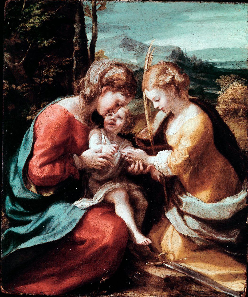 Il matrimonio mistico di Santa Caterina d