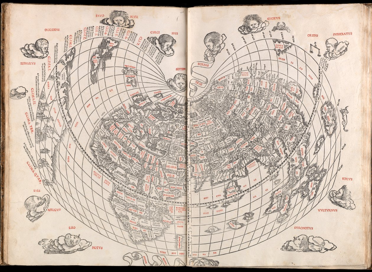 Claudii Ptholemaei Alexandrini liber geographiae cum tabulis et universali figura et cum additione locorum quae a recentioribus reperta sunt diligenti cura emendatus et impressus da (c.90 168)(after) Ptolemy