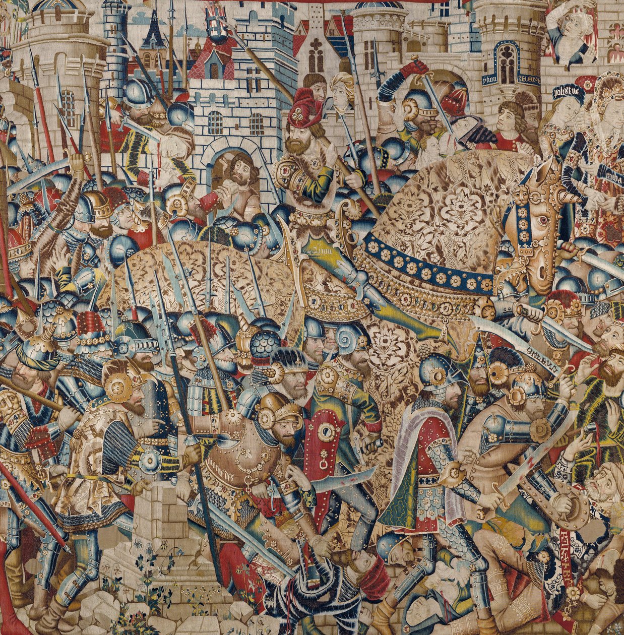 La guerra di Troia: La distruzione di Troia, c.1470 da (fl.1450 75) Master of Coetivy
