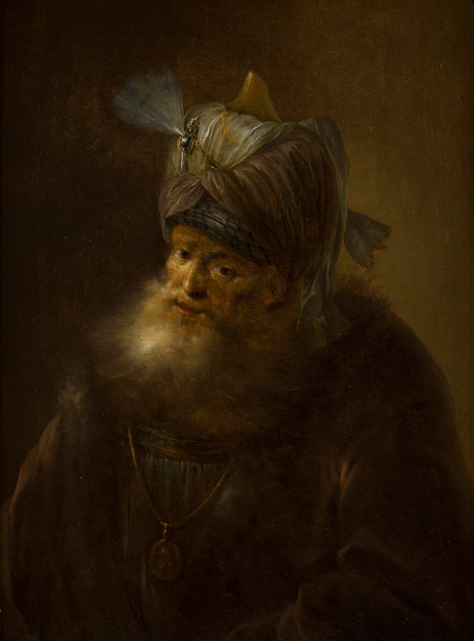 Ritratto di un Uomo con Turbante da (follower of) Rembrandt Harmensz. van Rijn