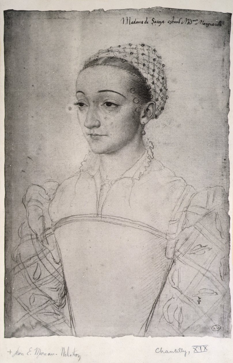 Margherita di Francia (1523-74) da (studio of) Clouet