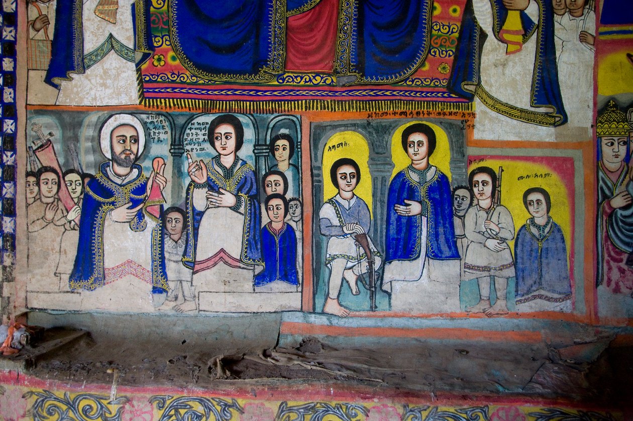 Chiesa di Debre Sina Maryam, Gorgora, Lago Tana, Etiopia, Africa da Unknown
