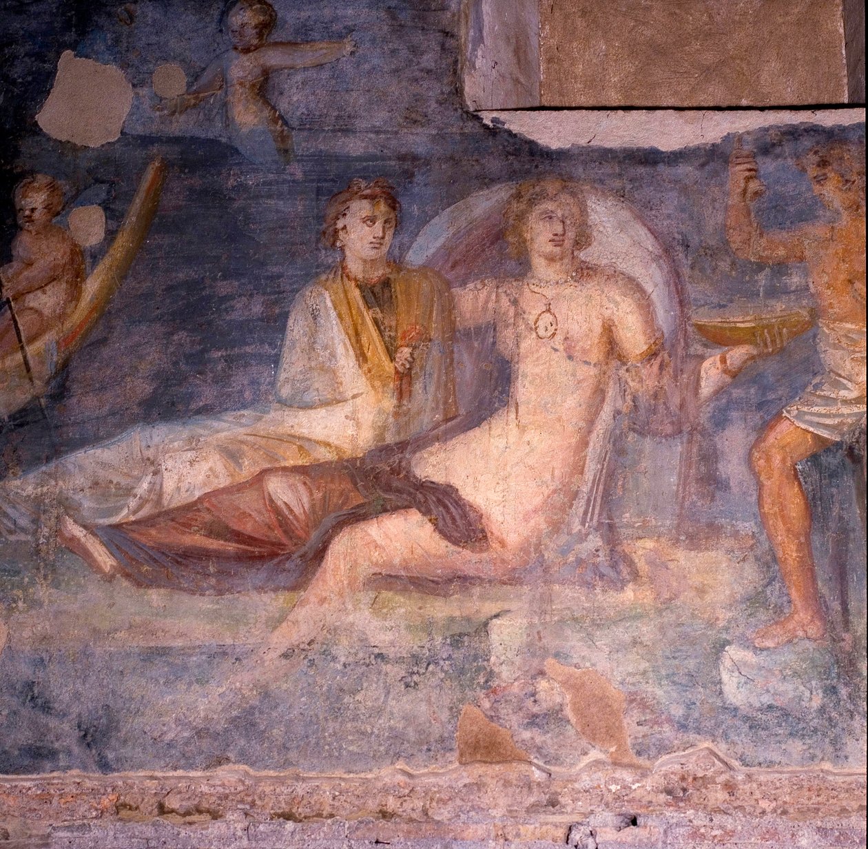 Dettaglio di un affresco da Unknown