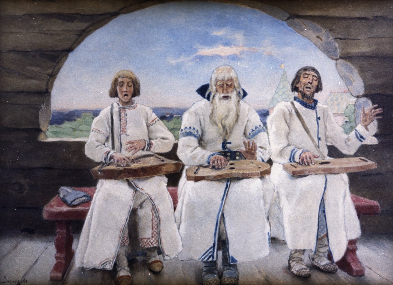 Suonatori di dulcimer, 1899 da Unknown