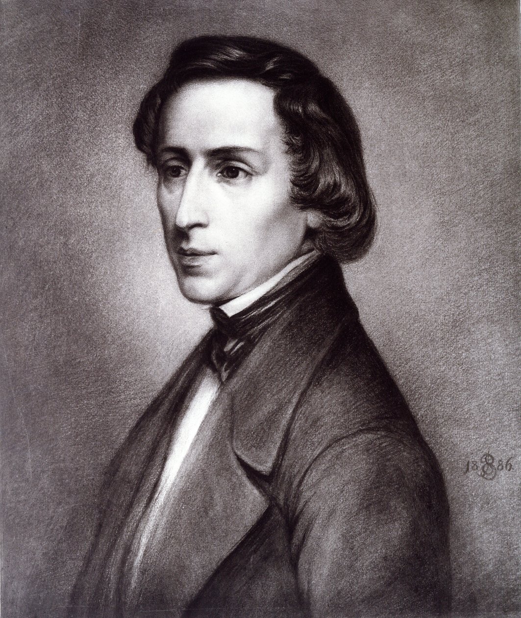 Ritratto di Frederic Chopin, 1886 da Unknown