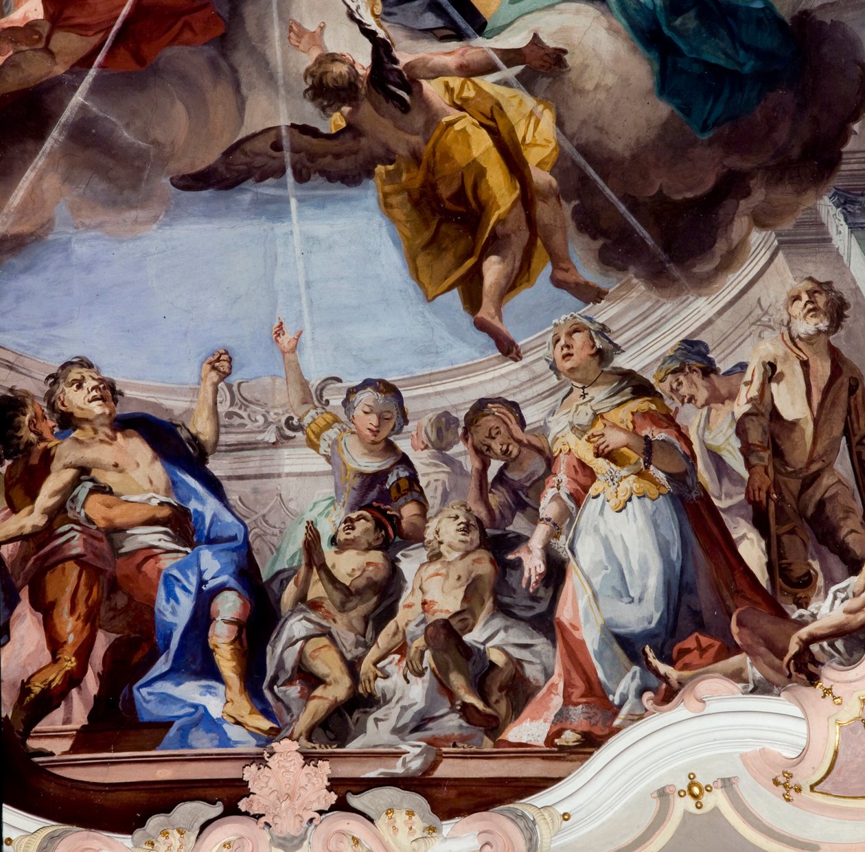 Affresco, Abbazia di Novacella, Bressanone, Trentino Alto Adige, Italia da Unknown