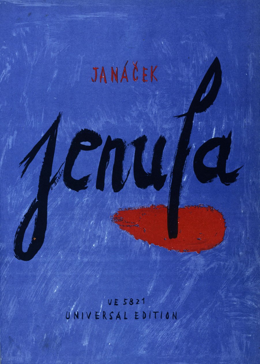 Copertina di Jenufa di Leos Janacek da Unknown