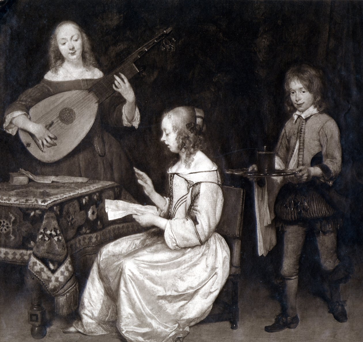 Gerard ter Borch, Scena musicale da Unknown