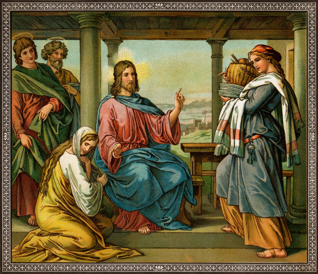 Gesù nella casa di Marta e Maria - Bibbia, Nuovo Testamento da Unknown